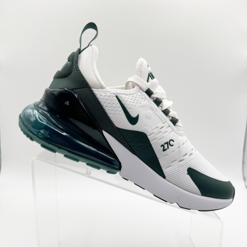 Nike Air Max 270 White Vintage Green Bicoastal Womens 8.5 HQ3421-100 Sneaker